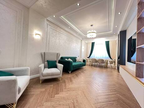 3 otaqlı yeni tikili - Ağ şəhər q. - 125 m²