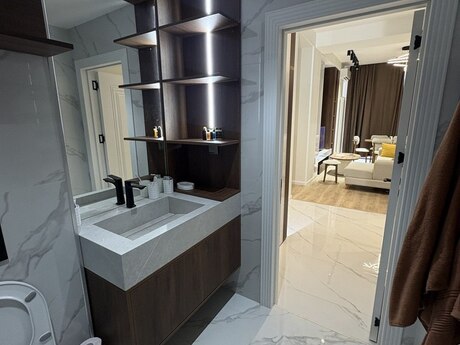 Sea Breeze Polo Residences kompleksində 3 otaqlı mənzil günlük kirayə verilir, 80 m², 99 AZN/gün, şəkil 5 / 12