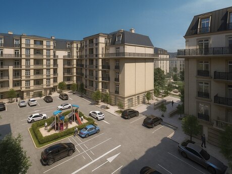 2 otaqlı yeni tikili - Ağ şəhər q. - 56 m²