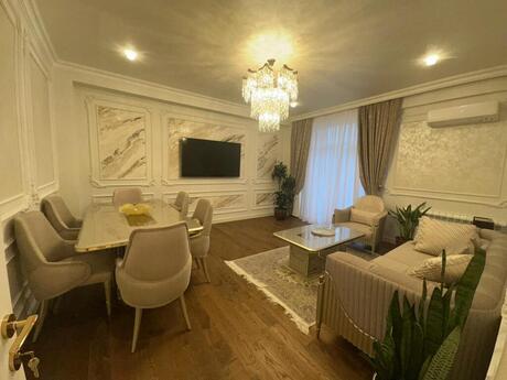 4 otaqlı yeni tikili - Şah İsmayıl Xətai m. - 155 m²