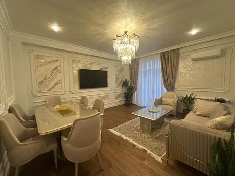 4 otaqlı yeni tikili - Şah İsmayıl Xətai m. - 155 m²