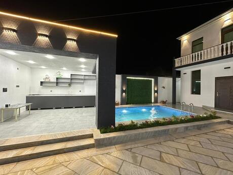 4 otaqlı həyət evi/bağ evi - Şimal DRES q. - 180 m²