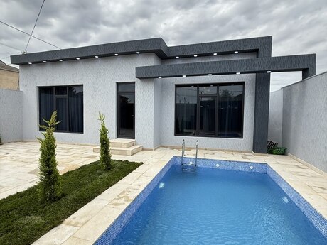 4 otaqlı həyət evi/bağ evi - Mərdəkan q. - 140 m²