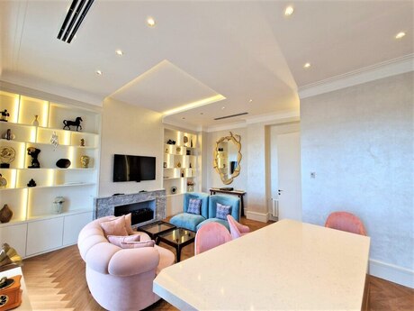 3 otaqlı yeni tikili - Ağ şəhər q. - 120 m²