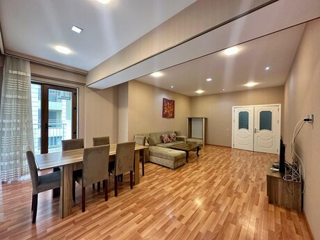 3 otaqlı yeni tikili - Şah İsmayıl Xətai m. - 113 m²