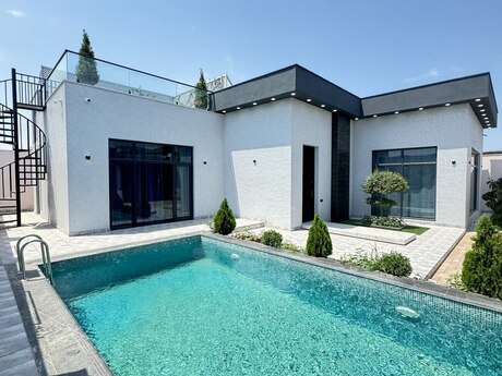 4 otaqlı həyət evi/bağ evi - Mərdəkan q. - 170 m²