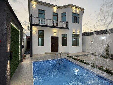 4 otaqlı həyət evi/bağ evi - Şüvəlan q. - 180 m²
