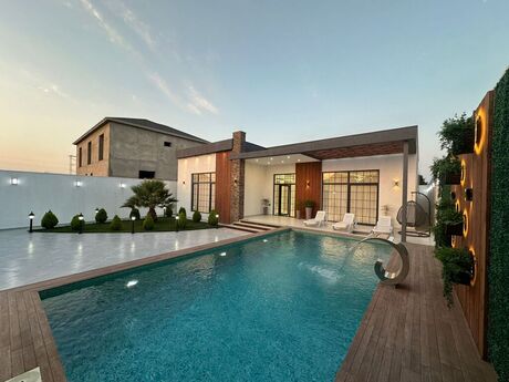 4 otaqlı həyət evi/bağ evi - Mərdəkan q. - 180 m²