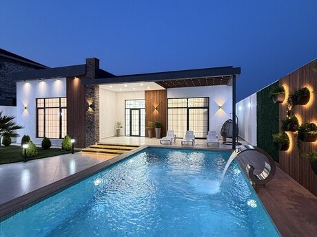 4 otaqlı həyət evi/bağ evi - Mərdəkan q. - 200 m²