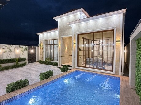 4 otaqlı həyət evi/bağ evi - Mərdəkan q. - 125 m²