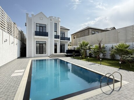 6 otaqlı həyət evi/bağ evi - Mərdəkan q. - 340 m²