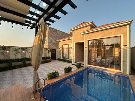 4 otaqlı həyət evi/bağ evi - Mərdəkan q. - 100 m²