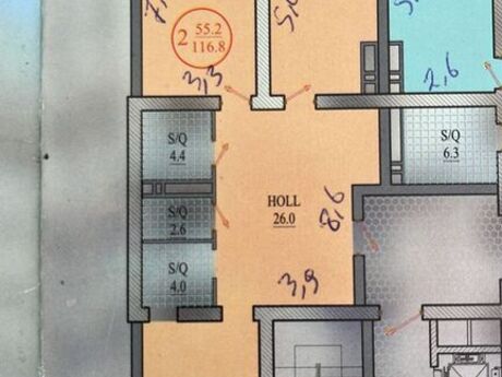 2 otaqlı yeni tikili - Gənclik m. - 117 m²
