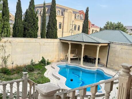 11 otaqlı həyət evi/bağ evi - Həzi Aslanov q. - 600 m²