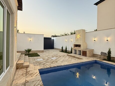 4 otaqlı həyət evi/bağ evi - Mərdəkan q. - 135 m²