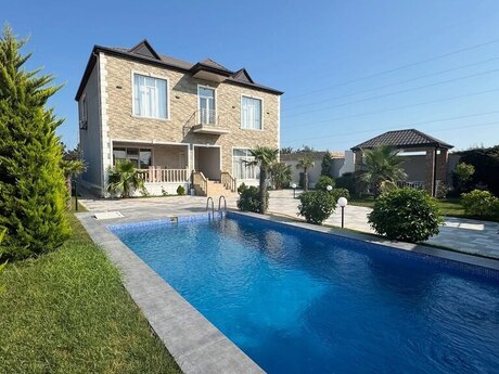 4 otaqlı həyət evi/bağ evi - Mərdəkan q. - 235 m²