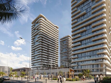 1-комн. новостройка - пос. Sea Breeze - 56.7 м²