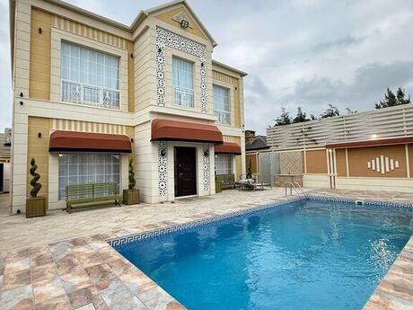 6 otaqlı həyət evi/bağ evi - Mərdəkan q. - 400 m²