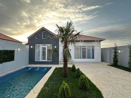 4 otaqlı həyət evi/bağ evi - Mərdəkan q. - 110 m²