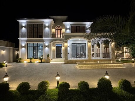 6 otaqlı həyət evi/bağ evi - Mərdəkan q. - 420 m²