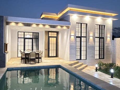 4 otaqlı həyət evi/bağ evi - Şağan q. - 145 m²