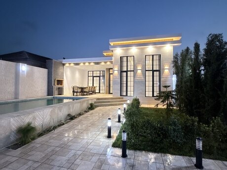 4 otaqlı həyət evi/bağ evi - Mərdəkan q. - 145 m²