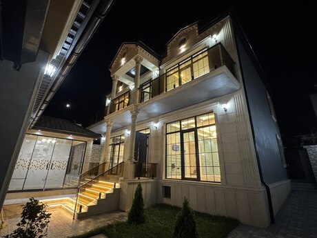 5 otaqlı həyət evi/bağ evi - Qaraçuxur q. - 220 m²