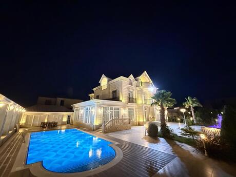 7 otaqlı həyət evi/bağ evi - Abşeron r. - 760 m²