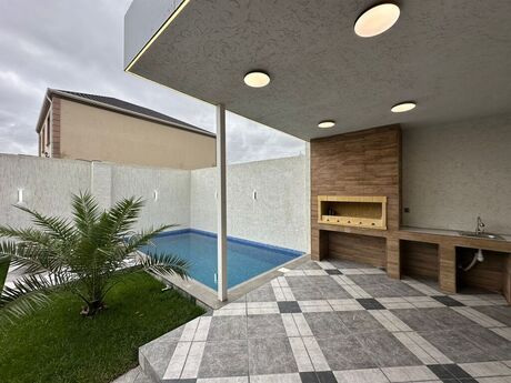 4 otaqlı həyət evi/bağ evi - Mərdəkan q. - 110 m²