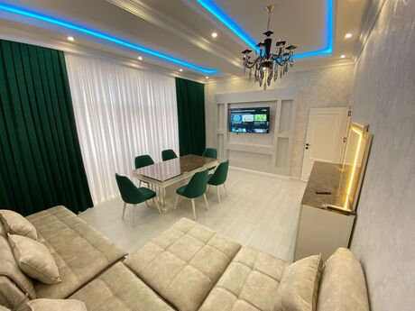 3 otaqlı yeni tikili - Şah İsmayıl Xətai m. - 125 m²