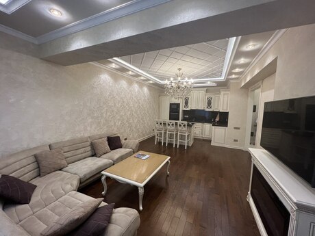 3 otaqlı yeni tikili - Şah İsmayıl Xətai m. - 96 m²