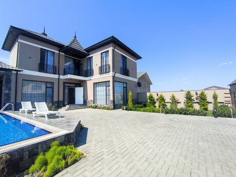 6 otaqlı həyət evi/bağ evi - Mərdəkan q. - 180 m²