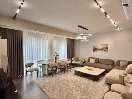 3 otaqlı yeni tikili - Şah İsmayıl Xətai m. - 127 m²