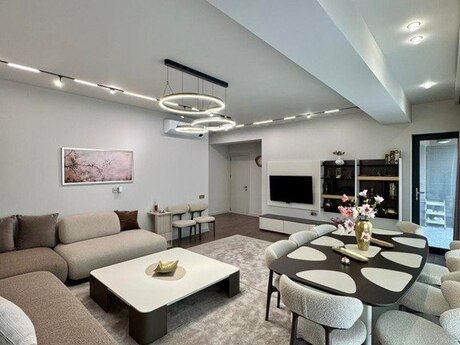 3 otaqlı yeni tikili - Şah İsmayıl Xətai m. - 127 m²