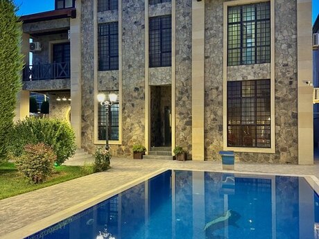 6 otaqlı həyət evi/bağ evi - Mərdəkan q. - 480 m²