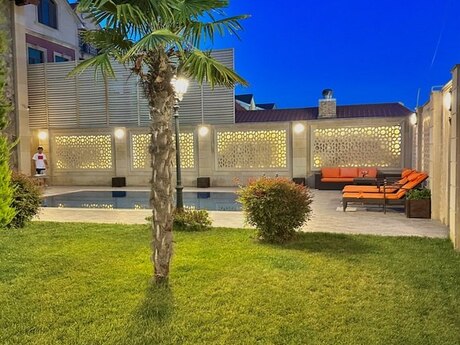 6 otaqlı həyət evi/bağ evi - Mərdəkan q. - 480 m²