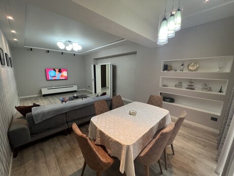 2 otaqlı yeni tikili - Şah İsmayıl Xətai m. - 96 m²