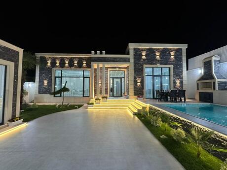 4 otaqlı həyət evi/bağ evi - Mərdəkan q. - 190 m²