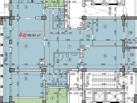 4 otaqlı yeni tikili - Elmlər Akademiyası m. - 189 m²