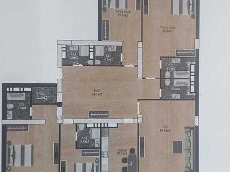 5 otaqlı yeni tikili - Nizami m. - 267.5 m²