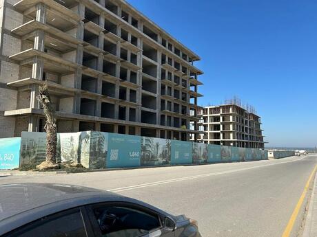 1 otaqlı yeni tikili - Nardaran q. - 46.1 m²