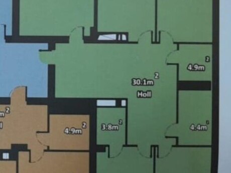 4 otaqlı yeni tikili - Nərimanov r. - 167.6 m²