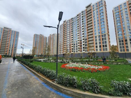 3 otaqlı yeni tikili - İnşaatçılar m. - 72 m²
