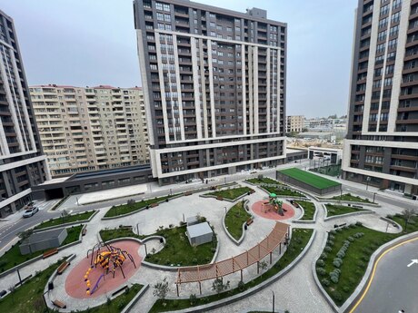 2 otaqlı yeni tikili - Şah İsmayıl Xətai m. - 68 m²