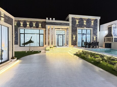 4 otaqlı həyət evi/bağ evi - Mərdəkan q. - 190 m²