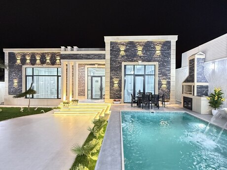 4 otaqlı həyət evi/bağ evi - Mərdəkan q. - 190 m²
