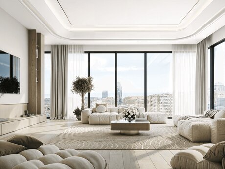 4 otaqlı yeni tikili - Şah İsmayıl Xətai m. - 251.6 m²