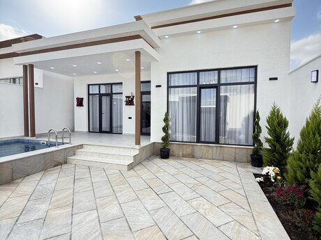 4 otaqlı həyət evi/bağ evi - Şüvəlan q. - 130 m²