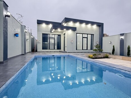 4 otaqlı həyət evi/bağ evi - Mərdəkan q. - 150 m²