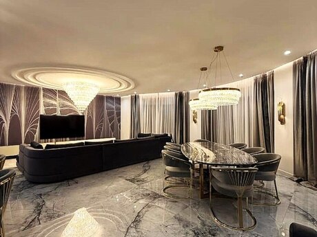 4 otaqlı yeni tikili - Şah İsmayıl Xətai m. - 220 m²